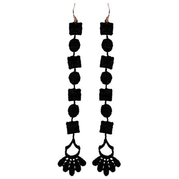 Vintage Lace Earring "Seaplant"