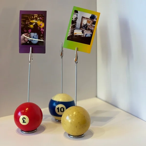 Billard Ball Photo Holder