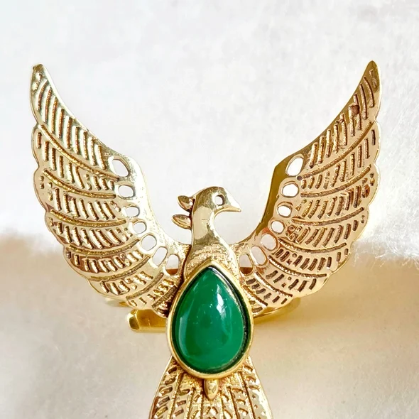 Brass Pheonix Ring
