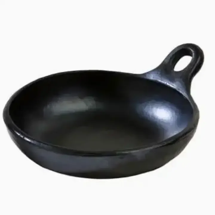 La Chamba Black Clay Sauté Pan, 2 Sizes