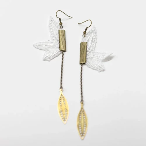 Vintage Lace Earring "Pendulum"