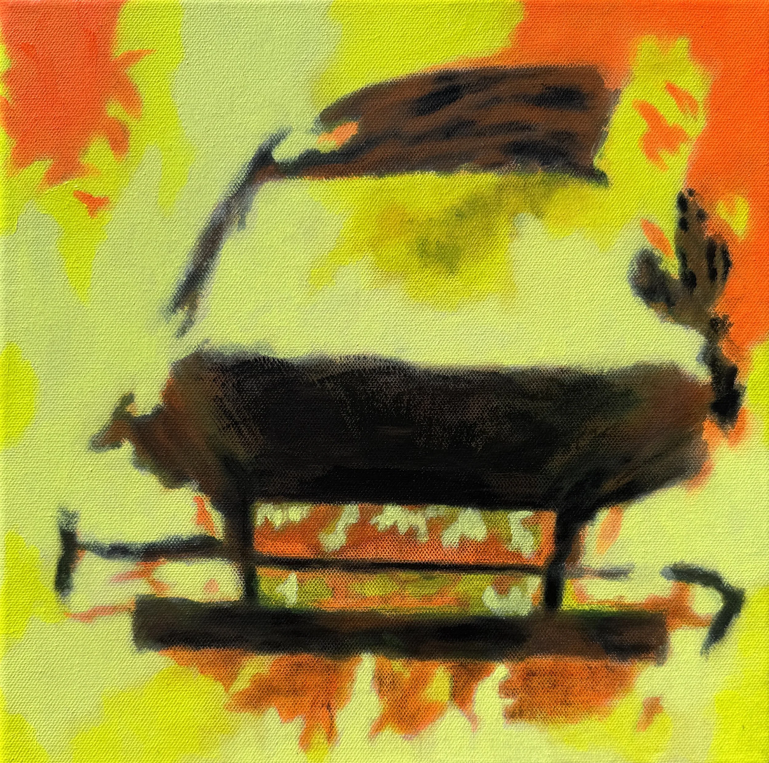 Long Night (Car on Fire) 2026 acrylic on canvas 12'x12'.jpg
