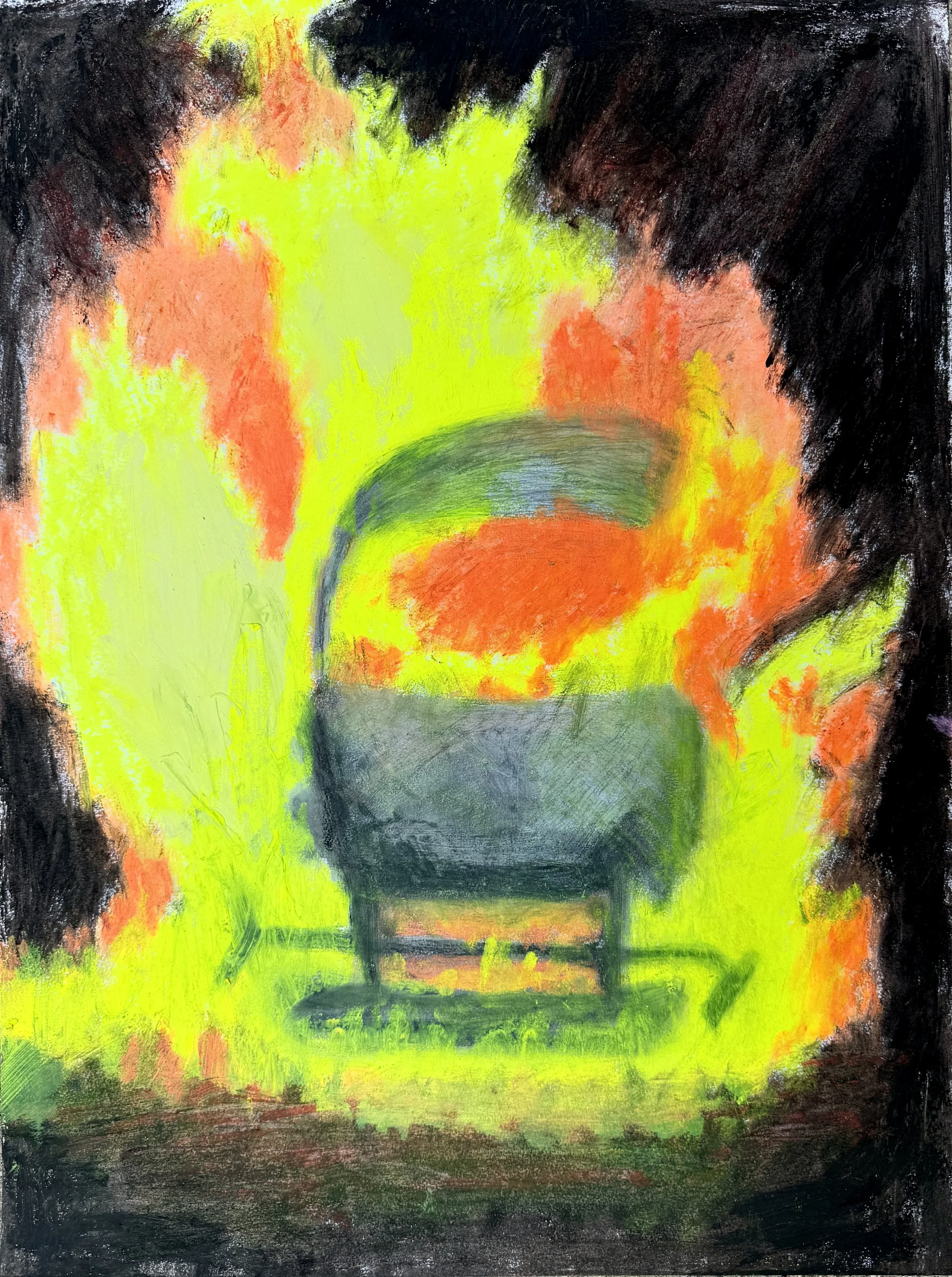Auto 2026 oil paintstick, oil pastsel and oil pigment stick on paper 24"x18".jpg