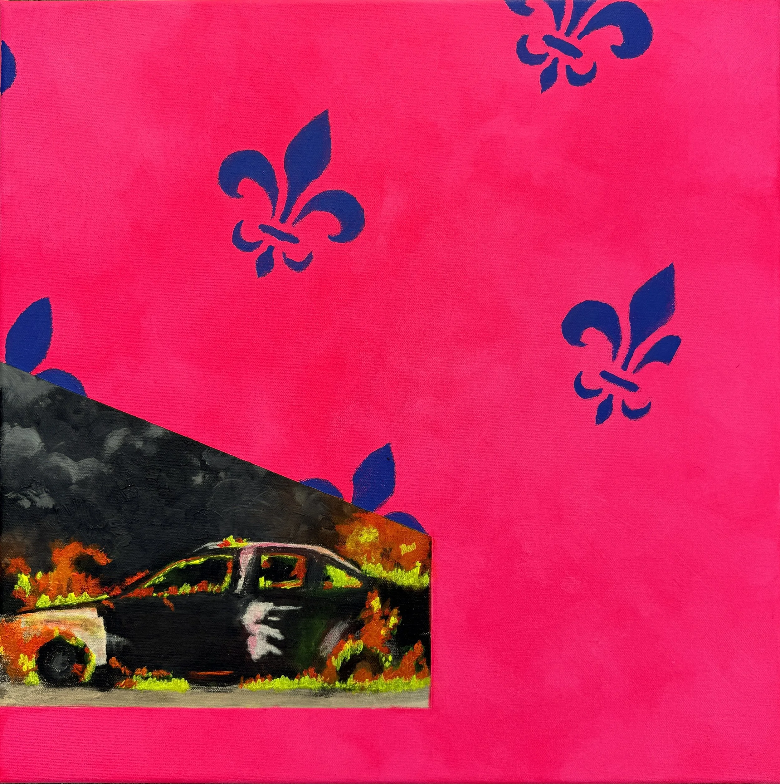 Under the Hood 2026 acrylic & gouache on canvas 20"x20".JPG
