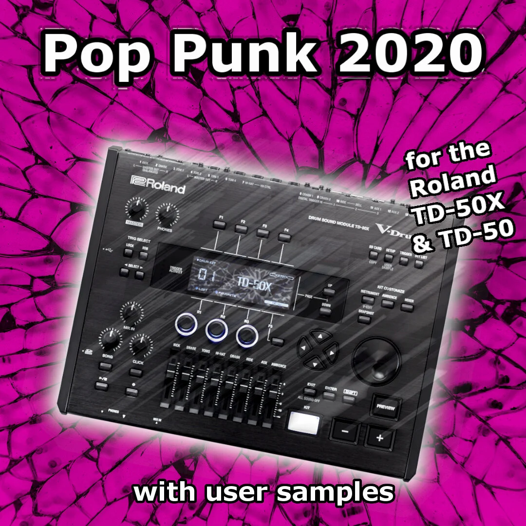 Pop Punk 2020 - TD-50 & TD-50X (1 kit)