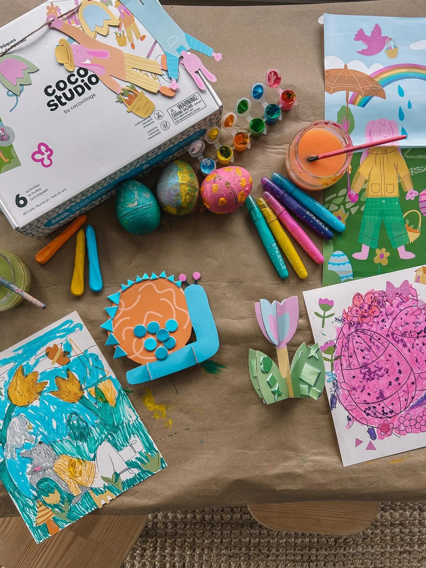 kiddos spent the morning making cute little easter crafts to decorate the house 🐰🌸🐣🌿

#eastercraftsforkids #easterartsandcrafts #easterforkids #craftsforkids #easterbunny