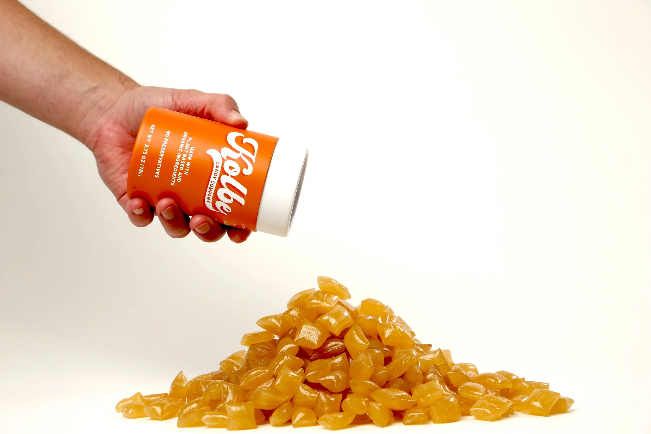 handcrafted butterscotch candy by Kolbe Candy Company