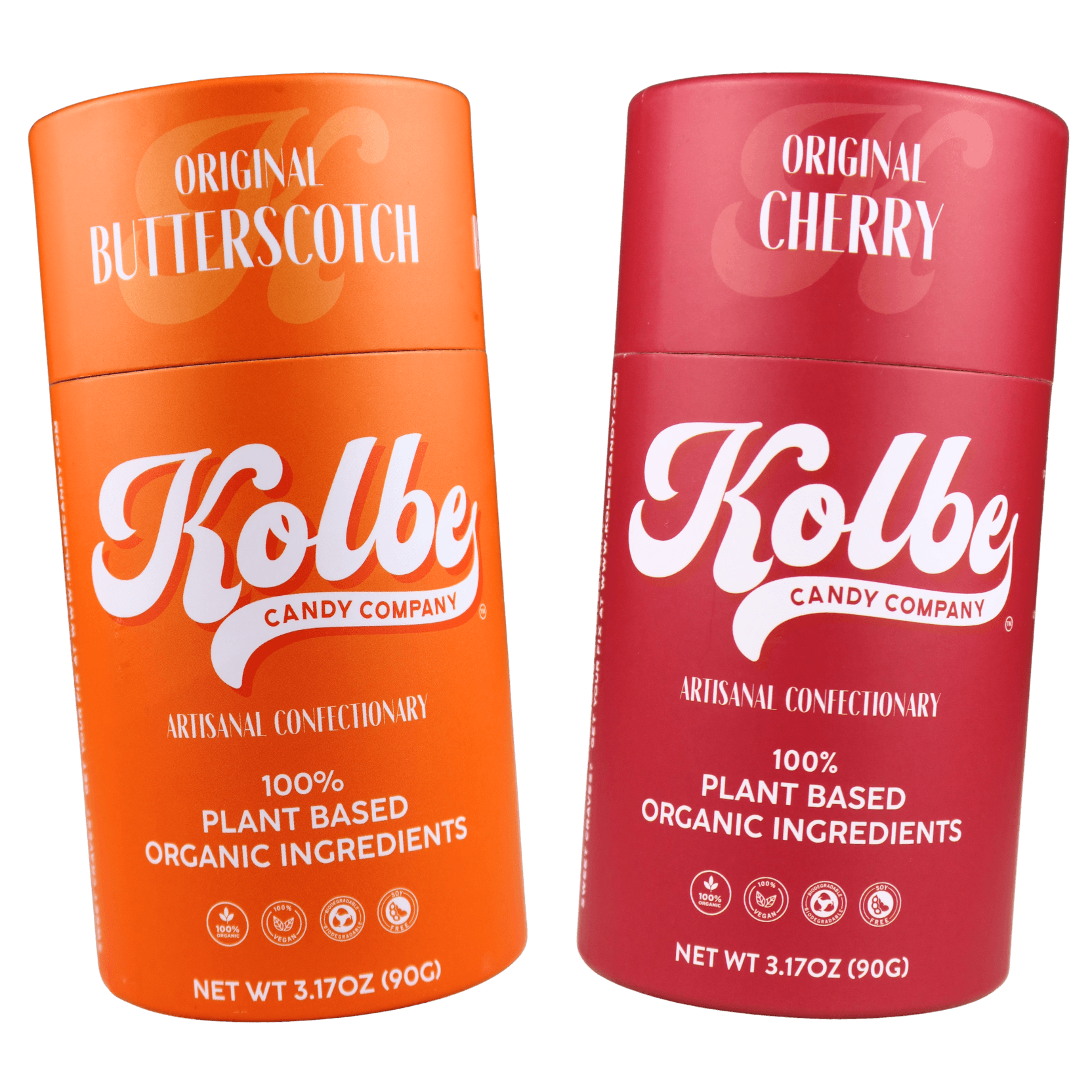 Organic Butterscotch and Cherry Hard Candy