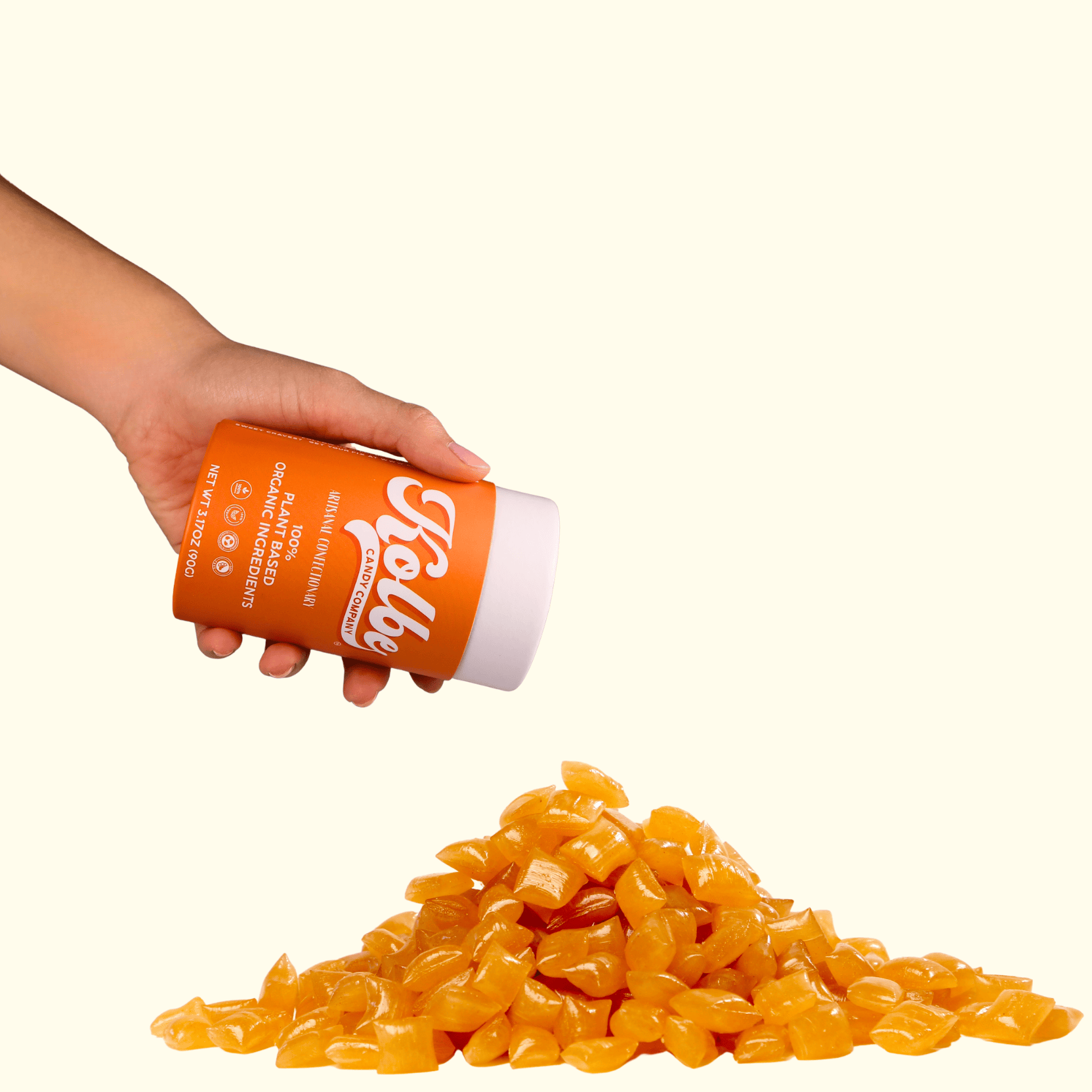 Vegan and Organic Butterscotch Hard Candy