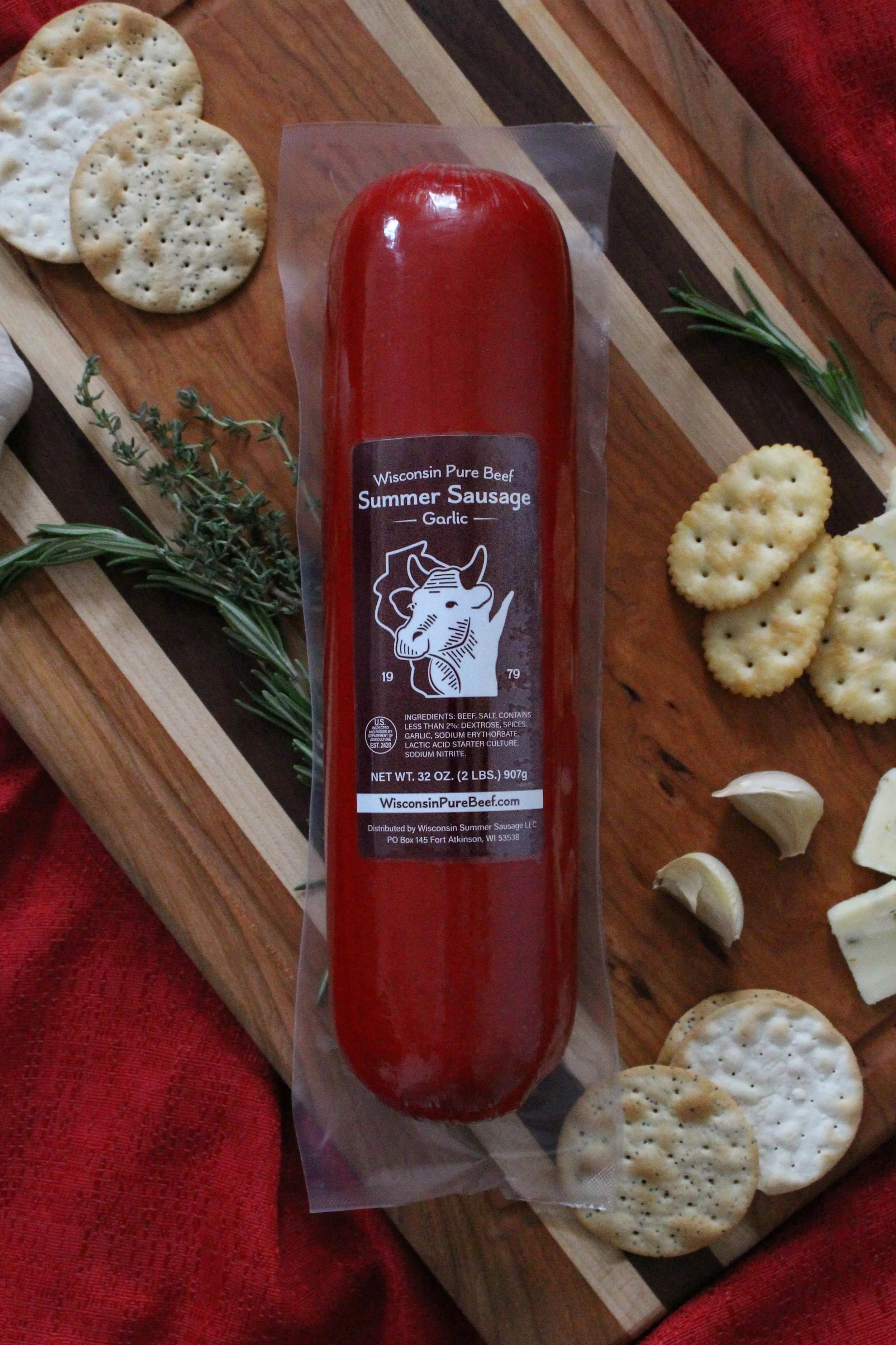 Garlic Summer Sausage 2lbs