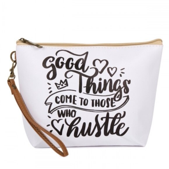 "Good things come to those who Hustle" Make-Up Bag (Copy)