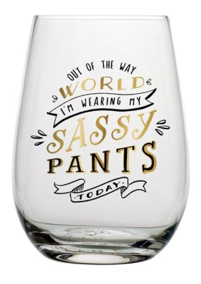 Out of my way World - Wine Glass