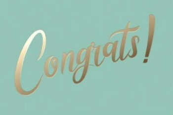 Congrats!