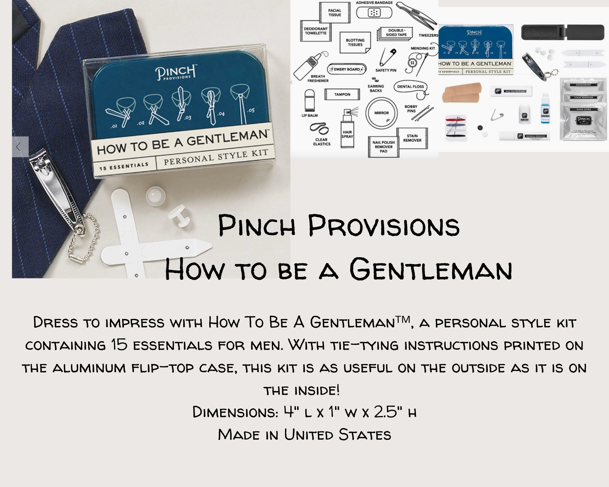 Pinch Provisions How to Be A Gentleman