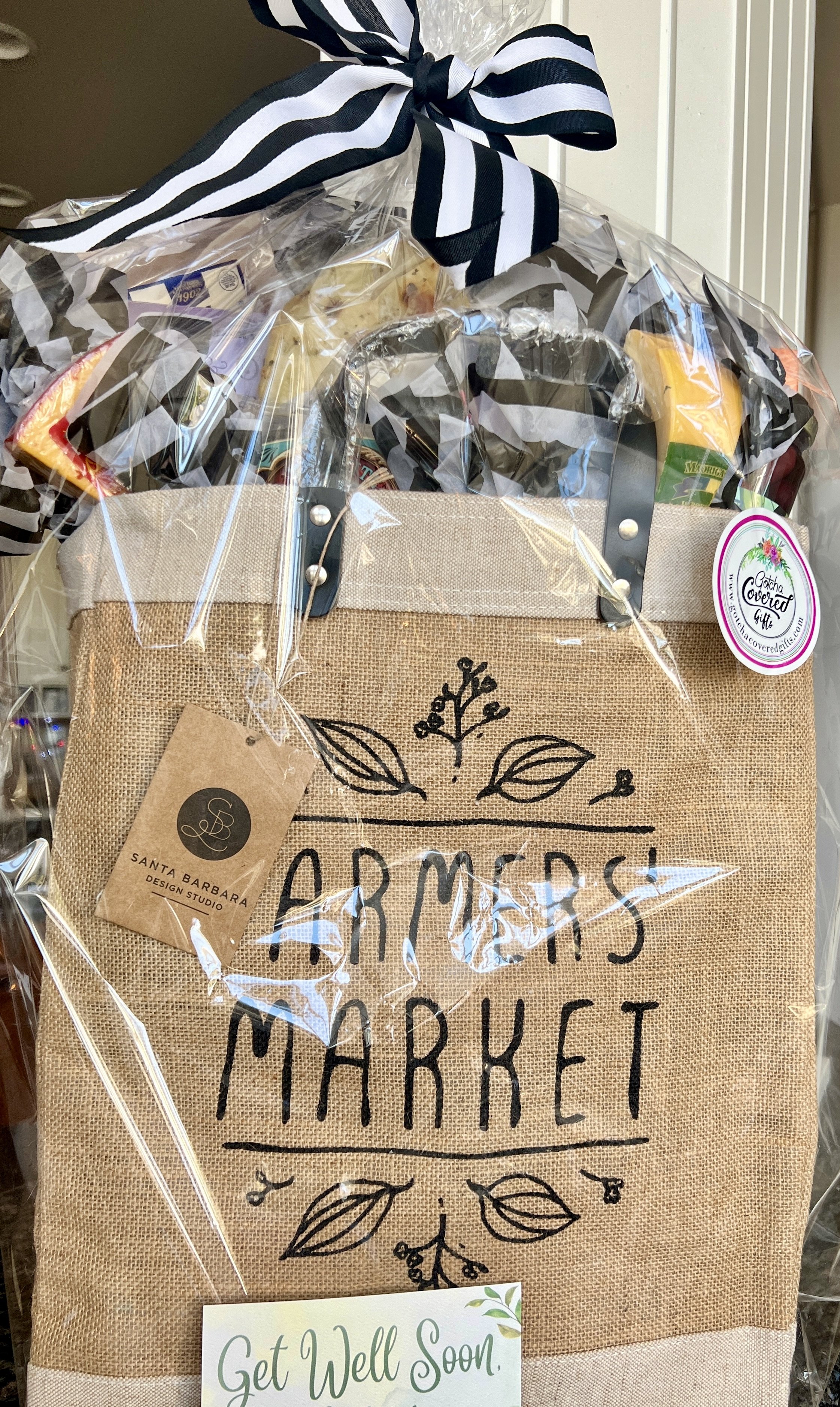 Farmer's Market Tote with Charcuterie Selections **Available only in Edmond/OKC