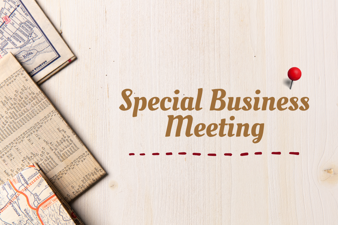 Special Business Meeting