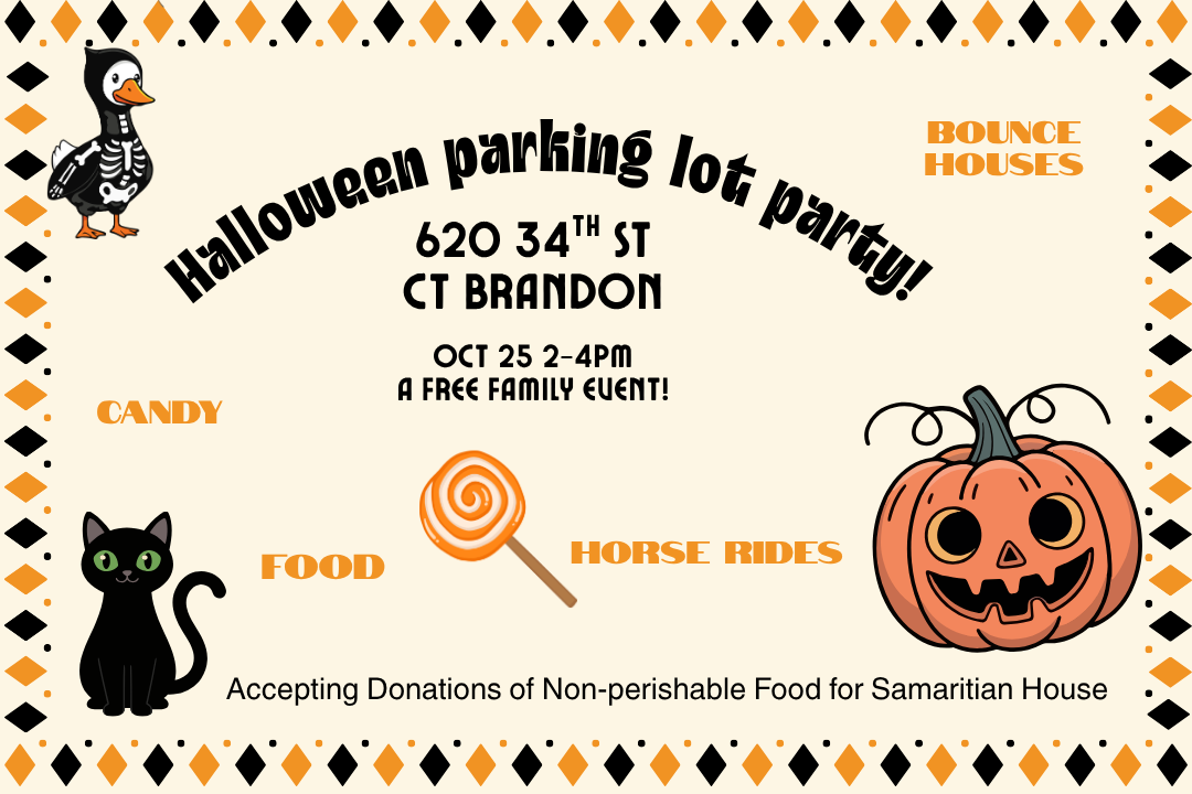 Halloween Parking Lot Party