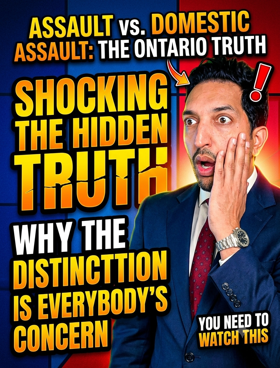 What Is the Difference Between Assault and Domestic Assault in Ontario? Why the Distinction Matters