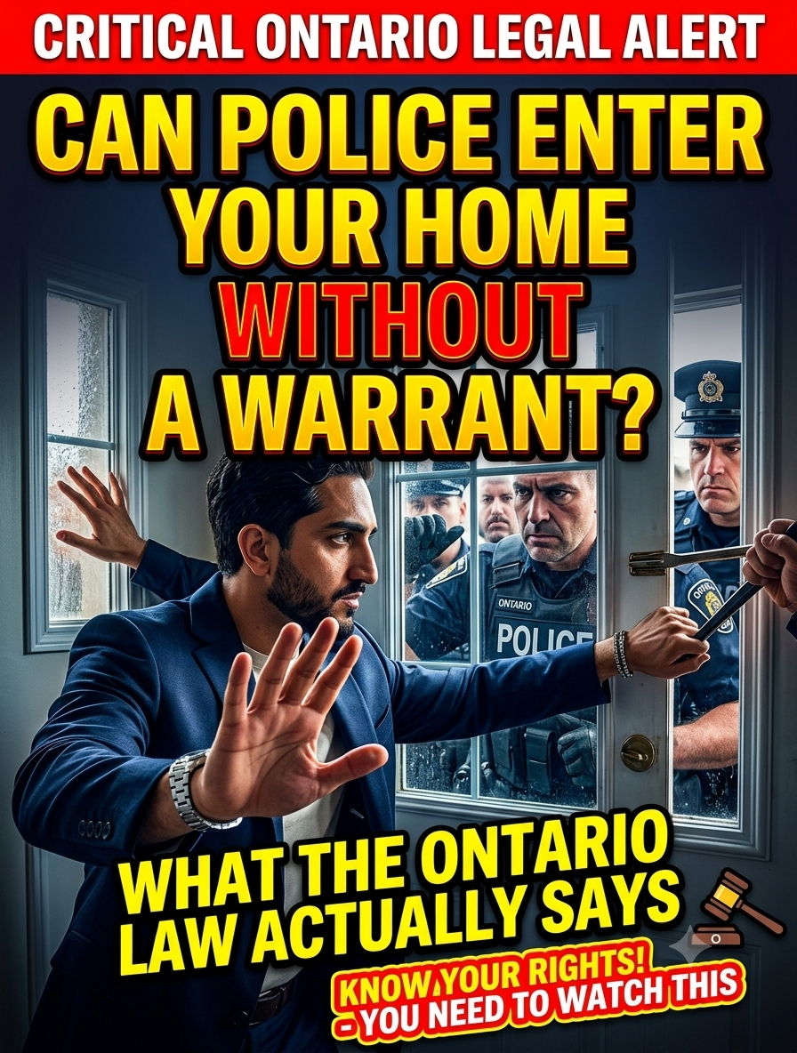 Can Police Enter Your Home Without a Warrant in Ontario? What the Law Actually Says