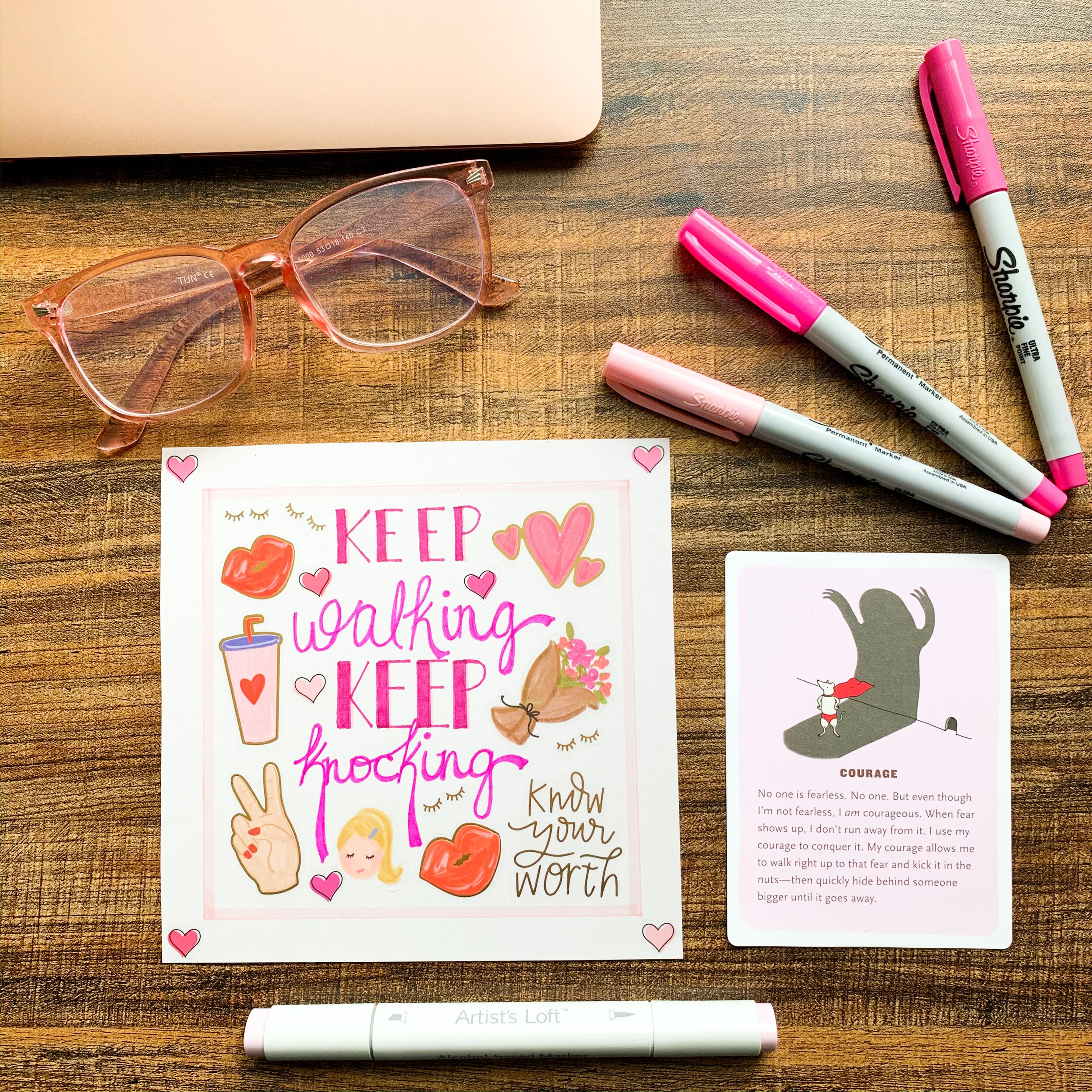 Keep walking. Keep knocking.