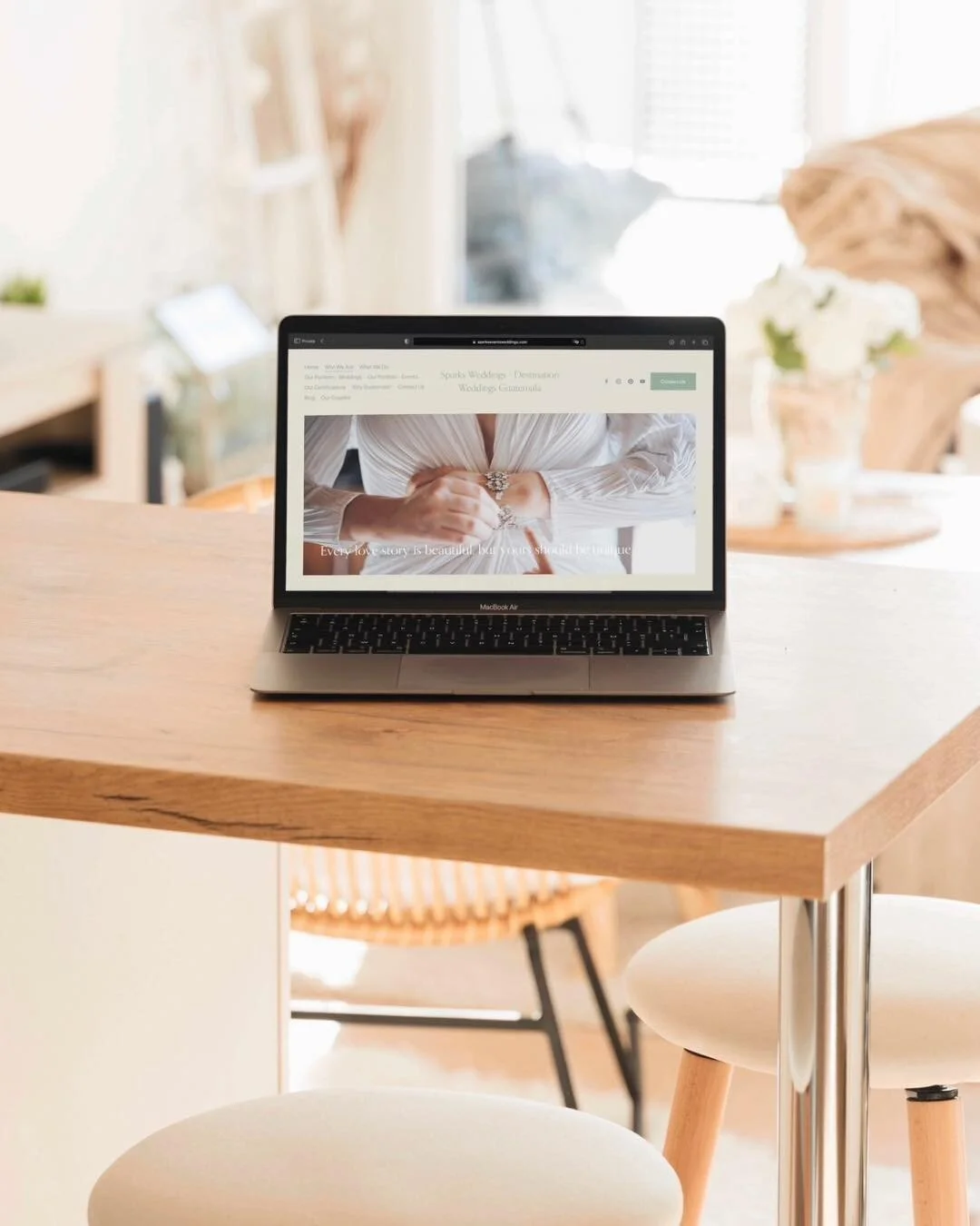 Wedding websites are the best way to communicate with your guests for your big day 
This is a service that we love to provide since it is a beautiful way to connect every guest and to have a completely personalized website dedicated to your dream wed