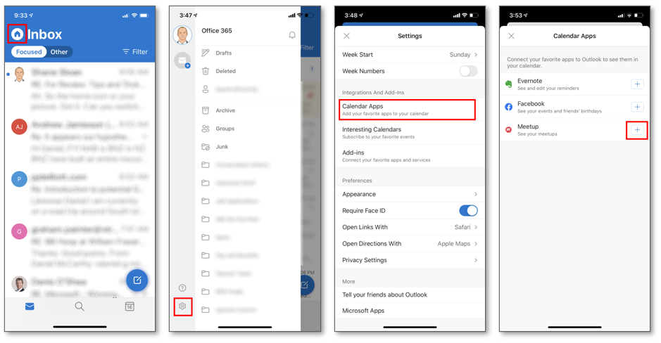 How To Setup The Outlook App On Your Iphone Or Ipad Help Desk