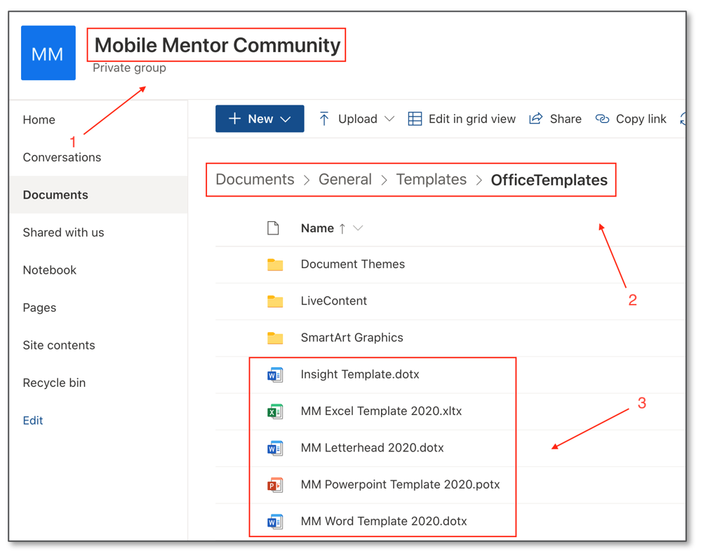 Centrally Deploy and Manage Office Templates using Microsoft In Microsoft Word Note Taking Template