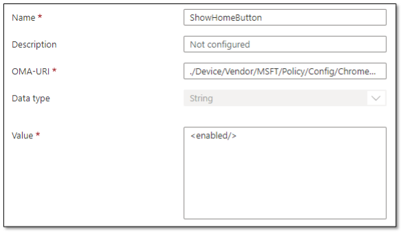 Configuring Chrome Homepage Settings With Intune Mobile Mentor