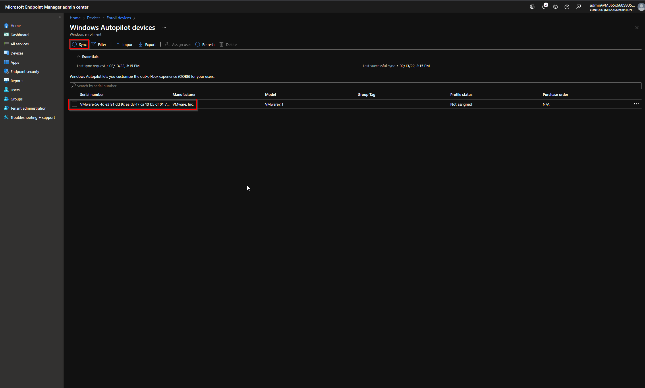 How to Azure AD join a device & automatically import the hardware hash