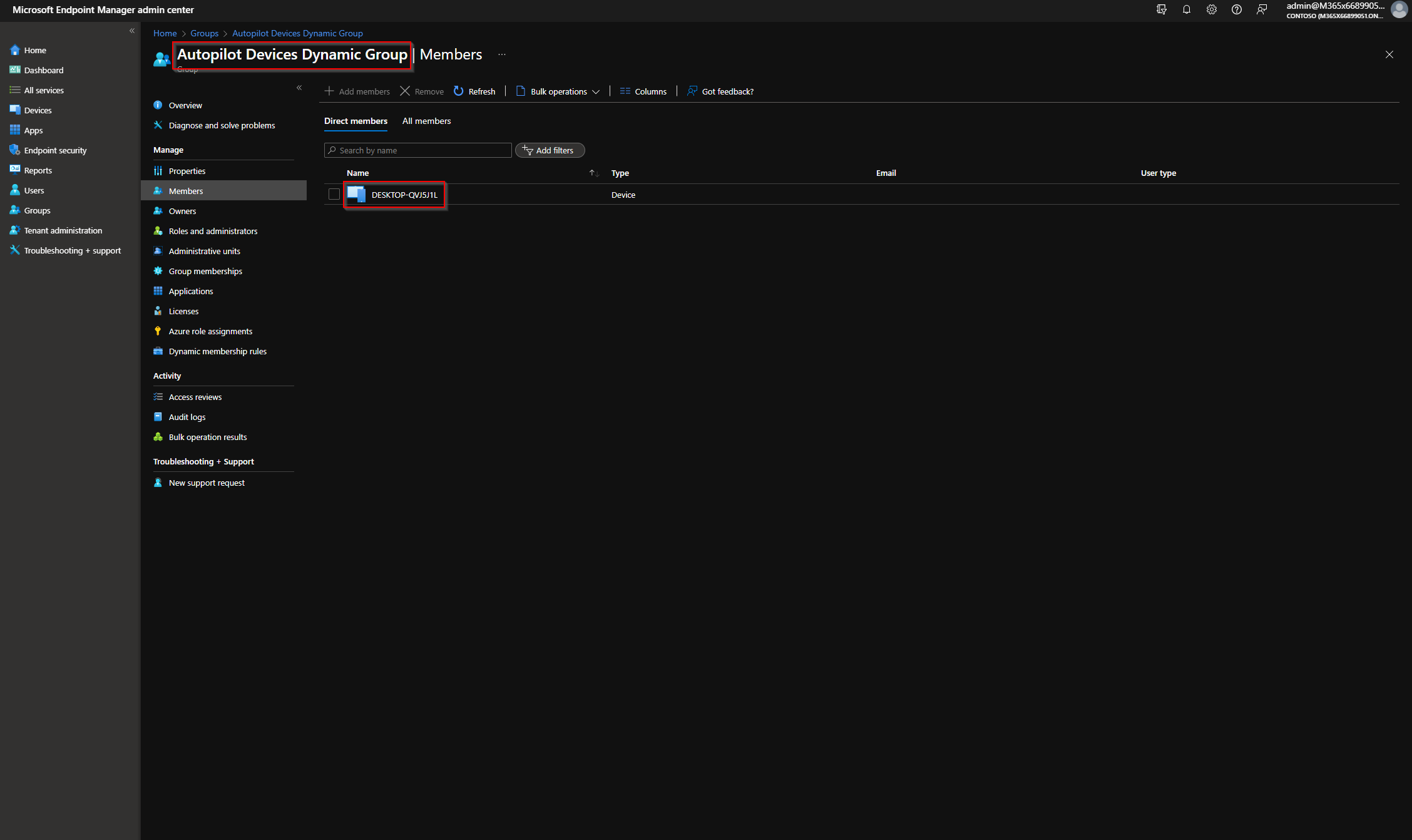 How to Azure AD join a device & automatically import the hardware hash
