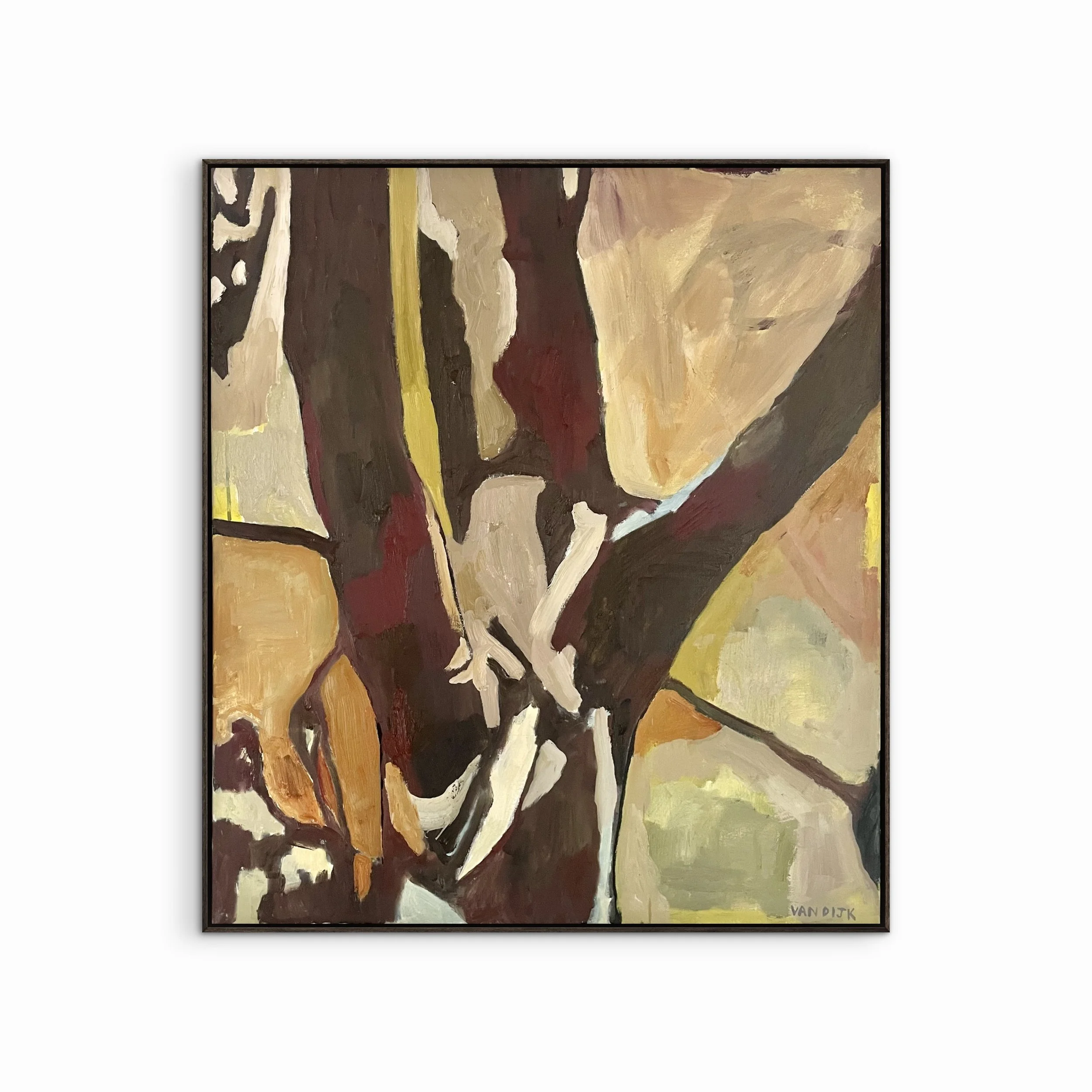 Rivergum Shadow – Yarra River
(Indian Ink and Oil Paint)
