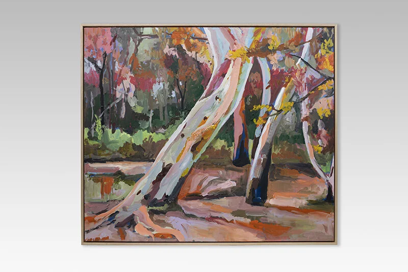 Flamingo Gums, Oil on board,
70 x 60 cm