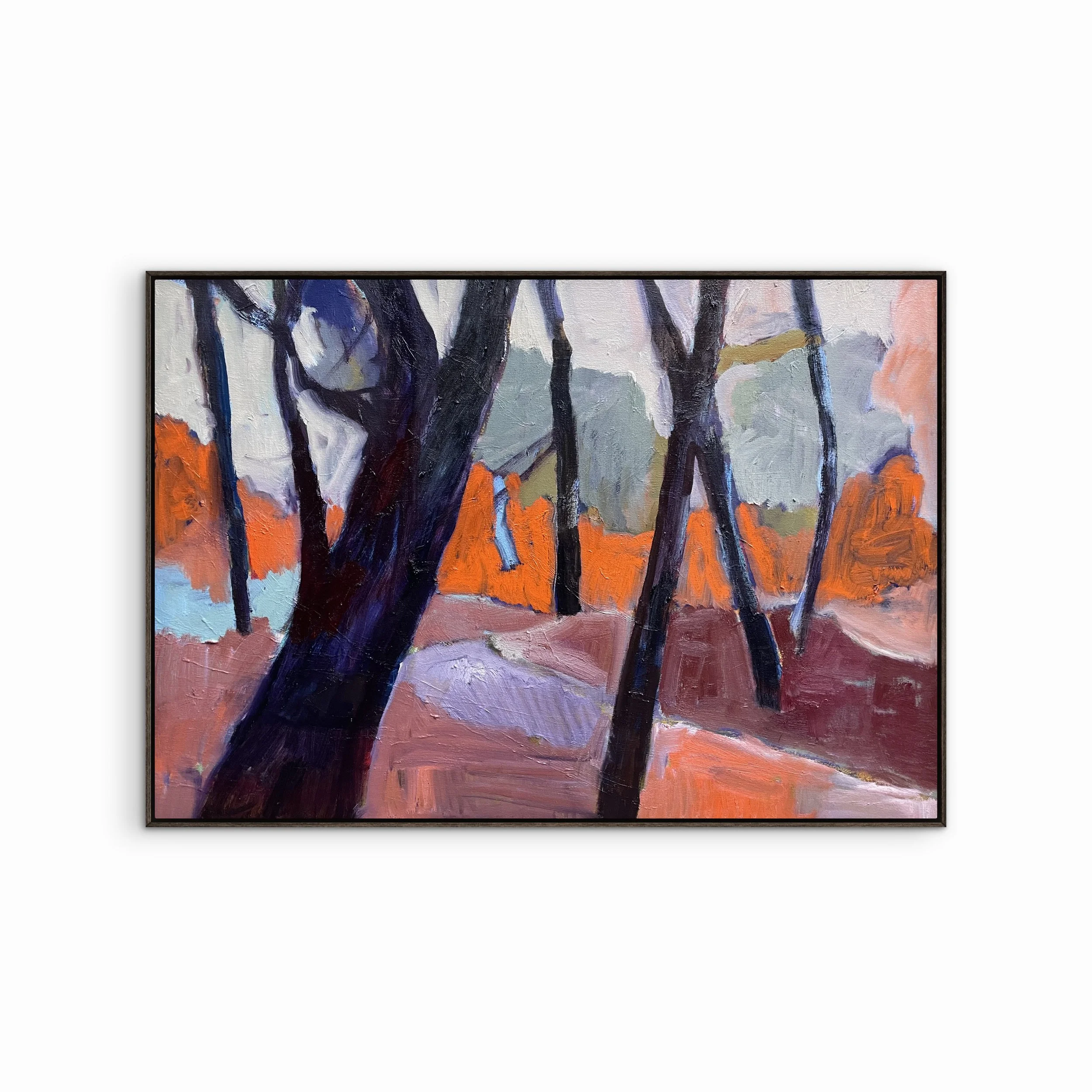 Ember Gums – Darebin Parklands
(Indian Ink and Oil Paint)

