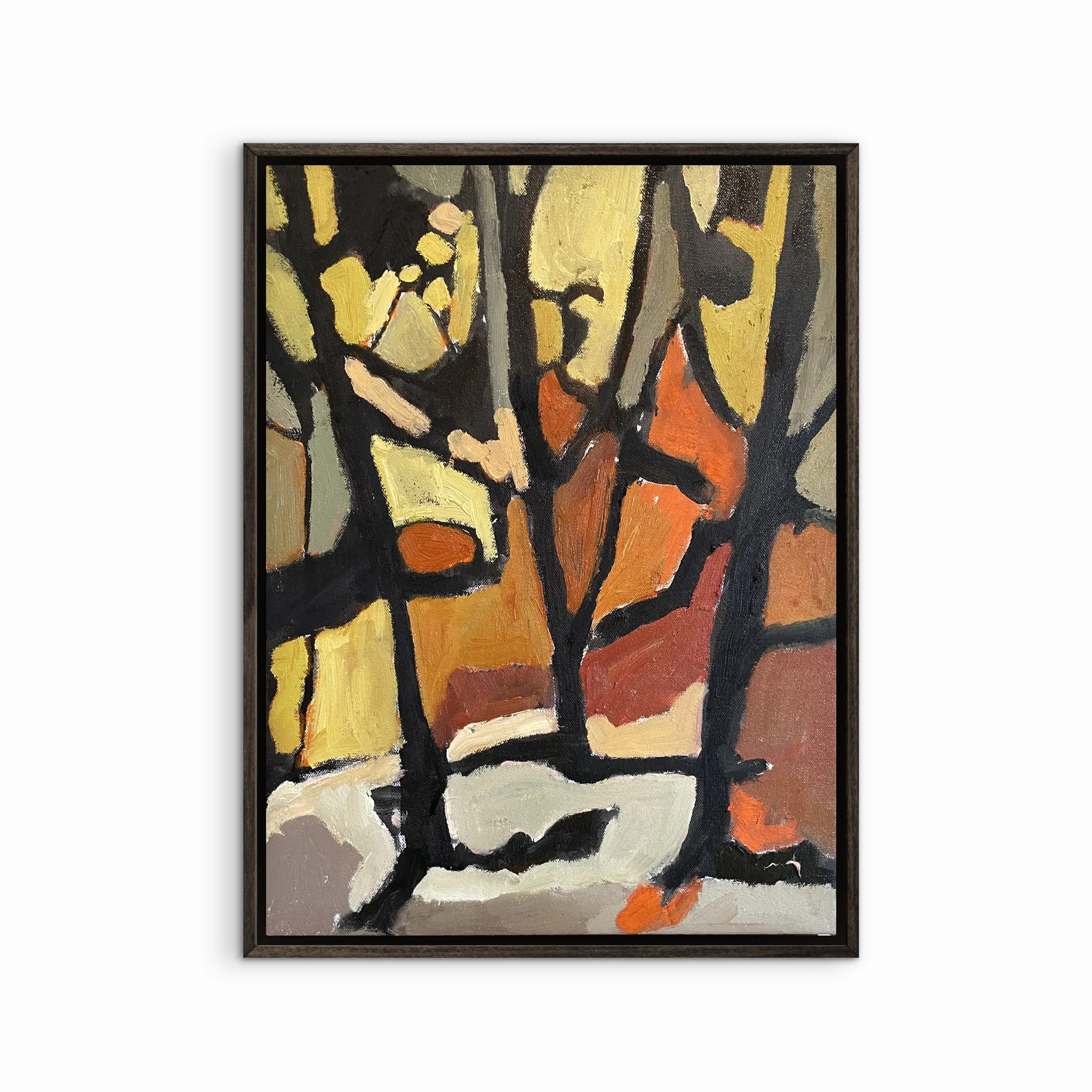 Fragmented Light
(Indian Ink and Oil Paint)