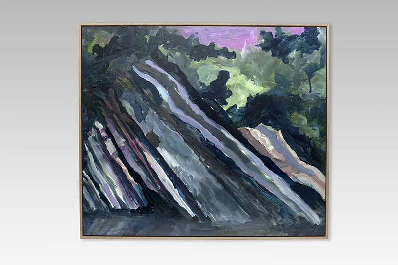 Night Rock, Oil on board,
70 x 60 cm