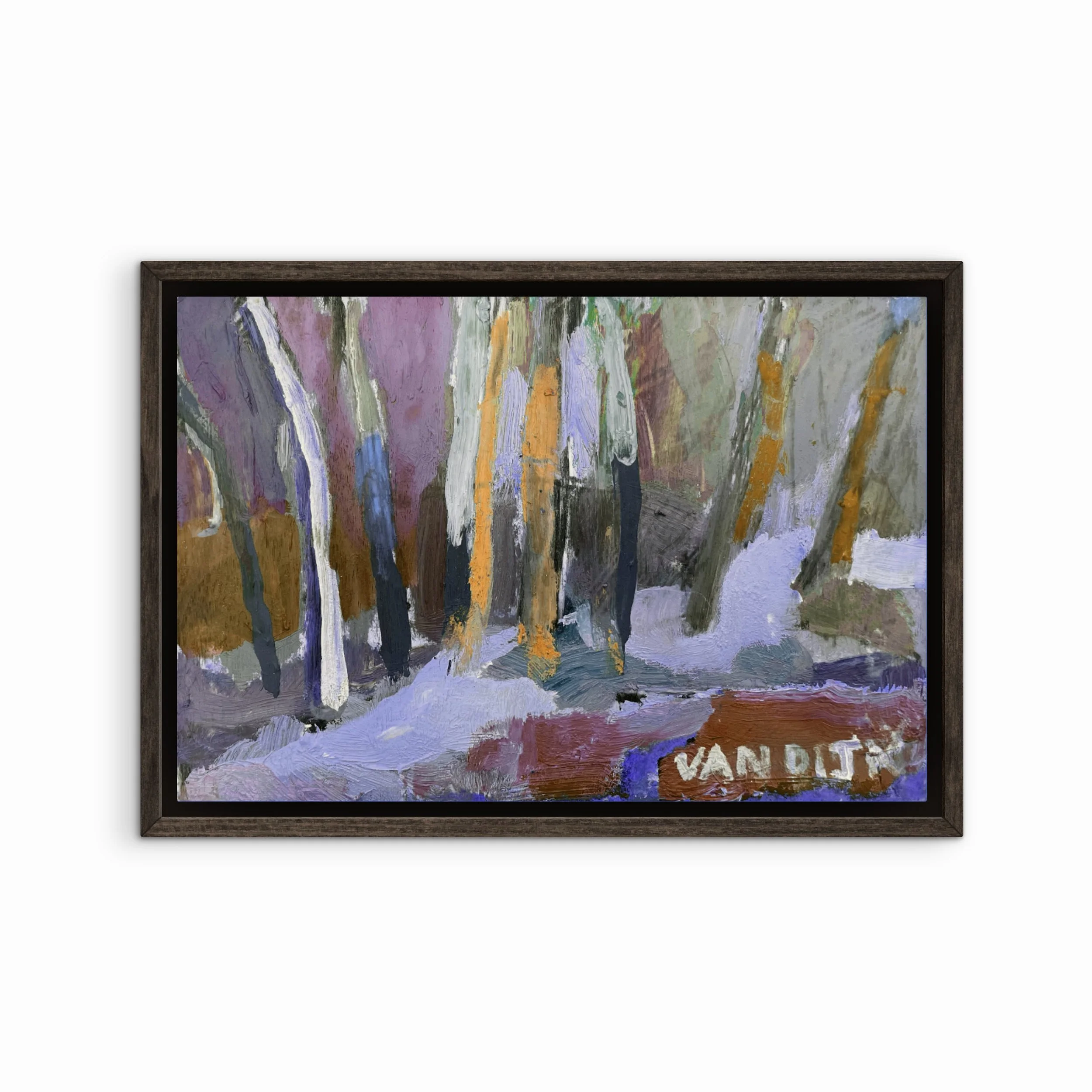 Rhythm Gums (Oil stick and paint)