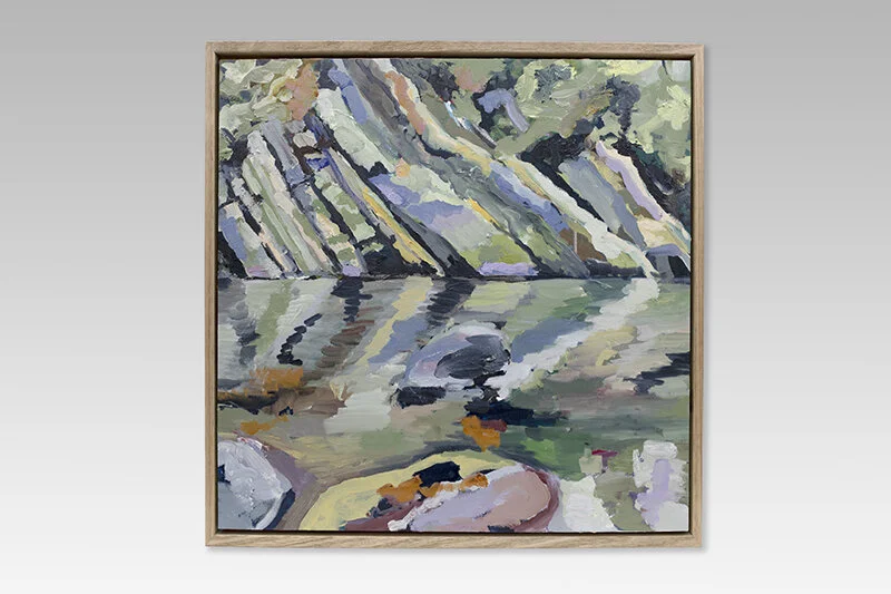 Sedimentary, Oil on canvas,
60 x 60 cm