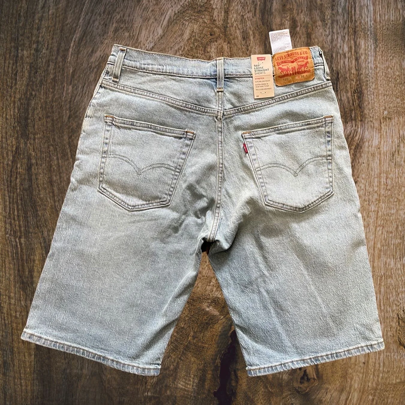 Levi's 569 Loose Straight Jean Shorts