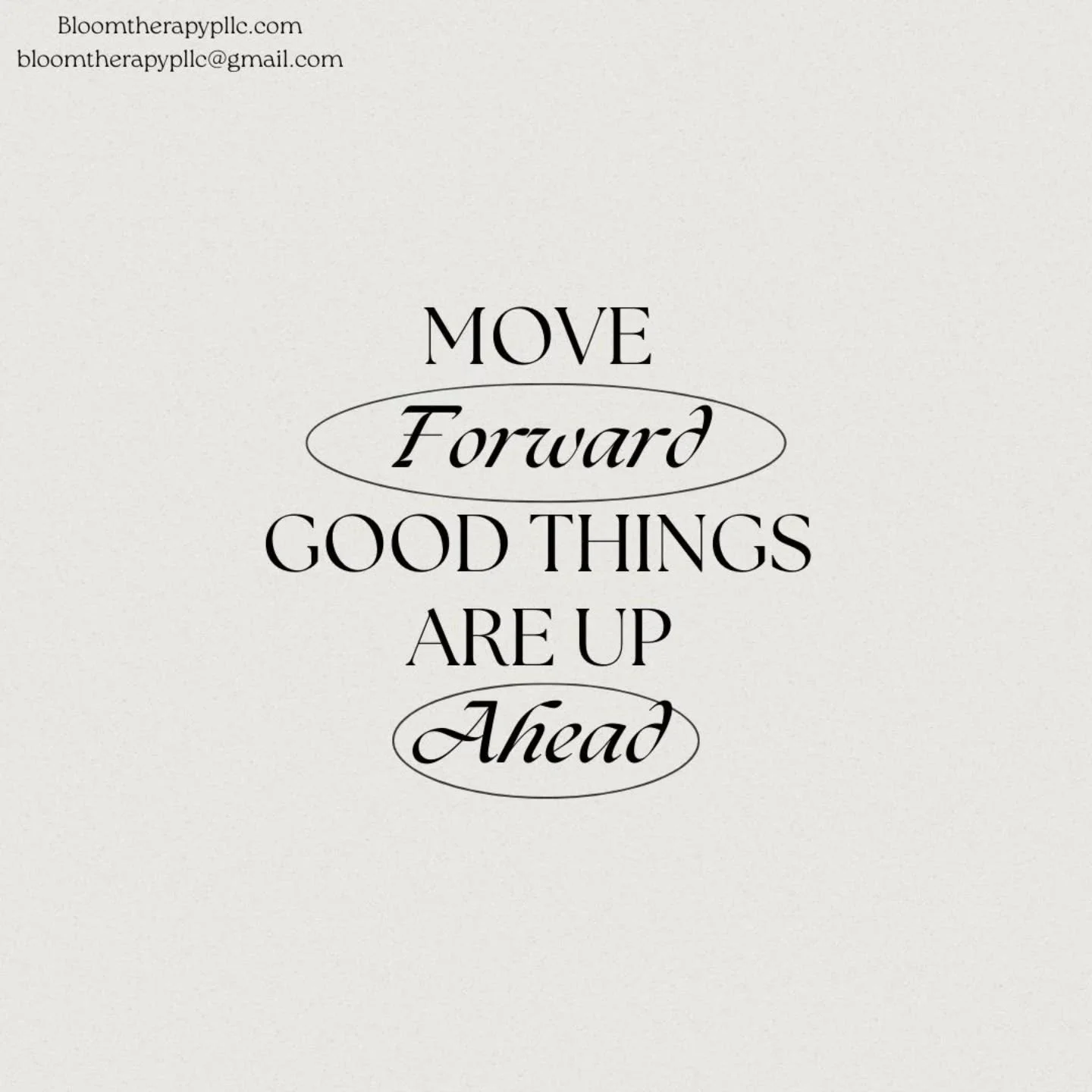 Move forward. Good things are up ahead. 🫡✨️

The start of a new year can bring a lot of pressure to change or fix ourselves. Instead, I invite you to think about moving forward with curiosity, compassion, and care. Growth doesn&rsquo;t have to be lo