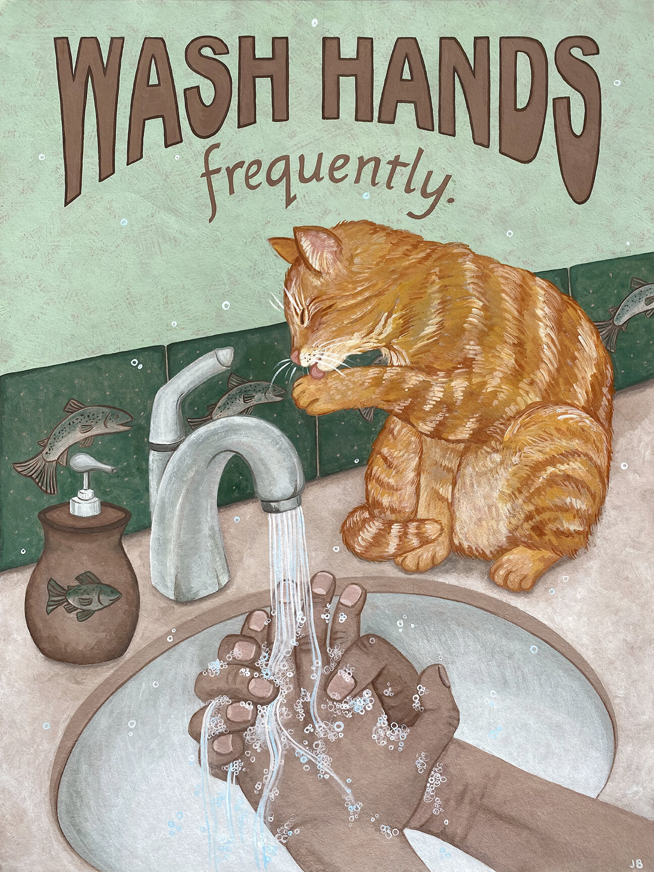 Wash Hands Poster - 