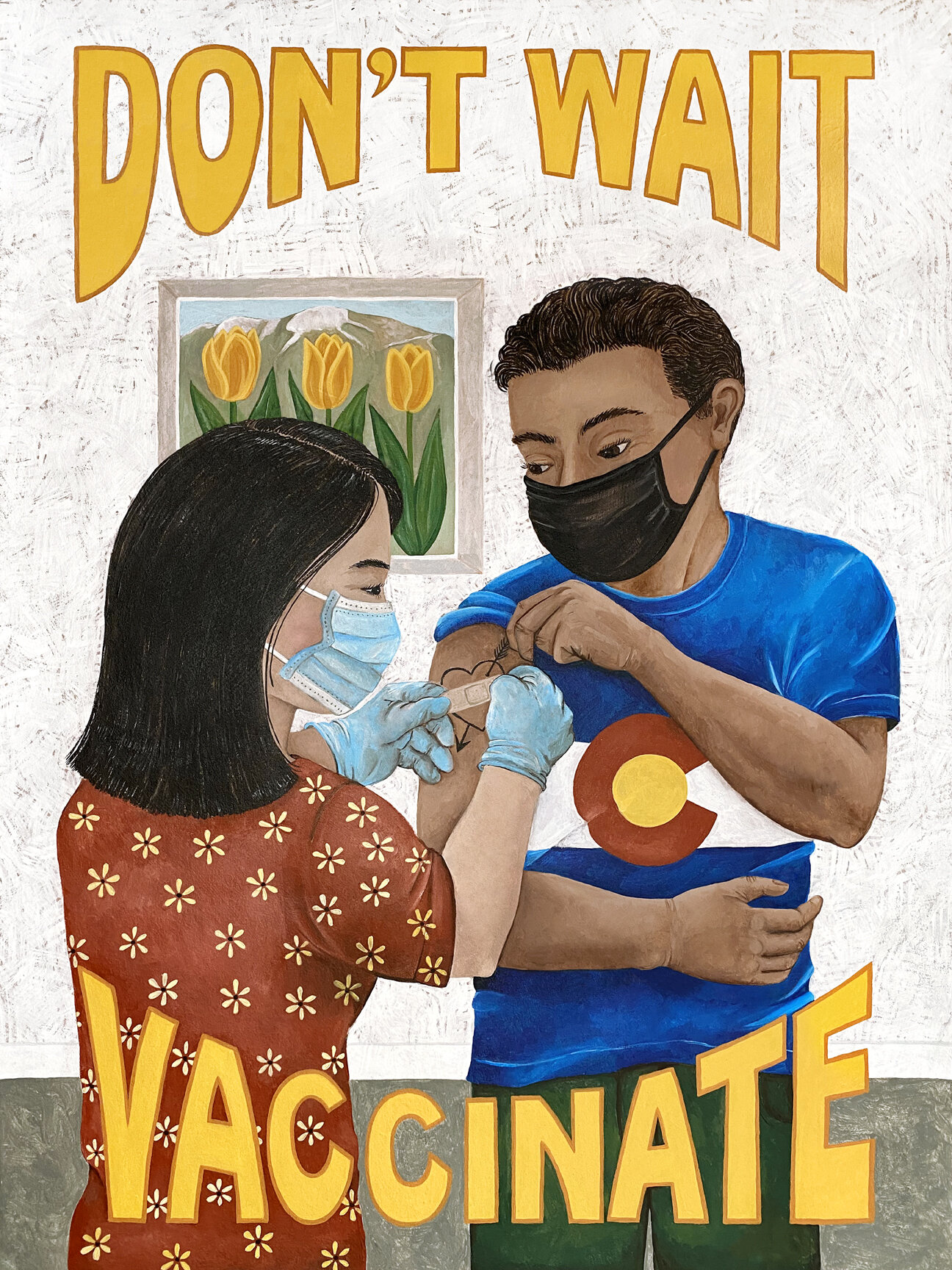 Don’t Wait. Vaccinate Poster - 