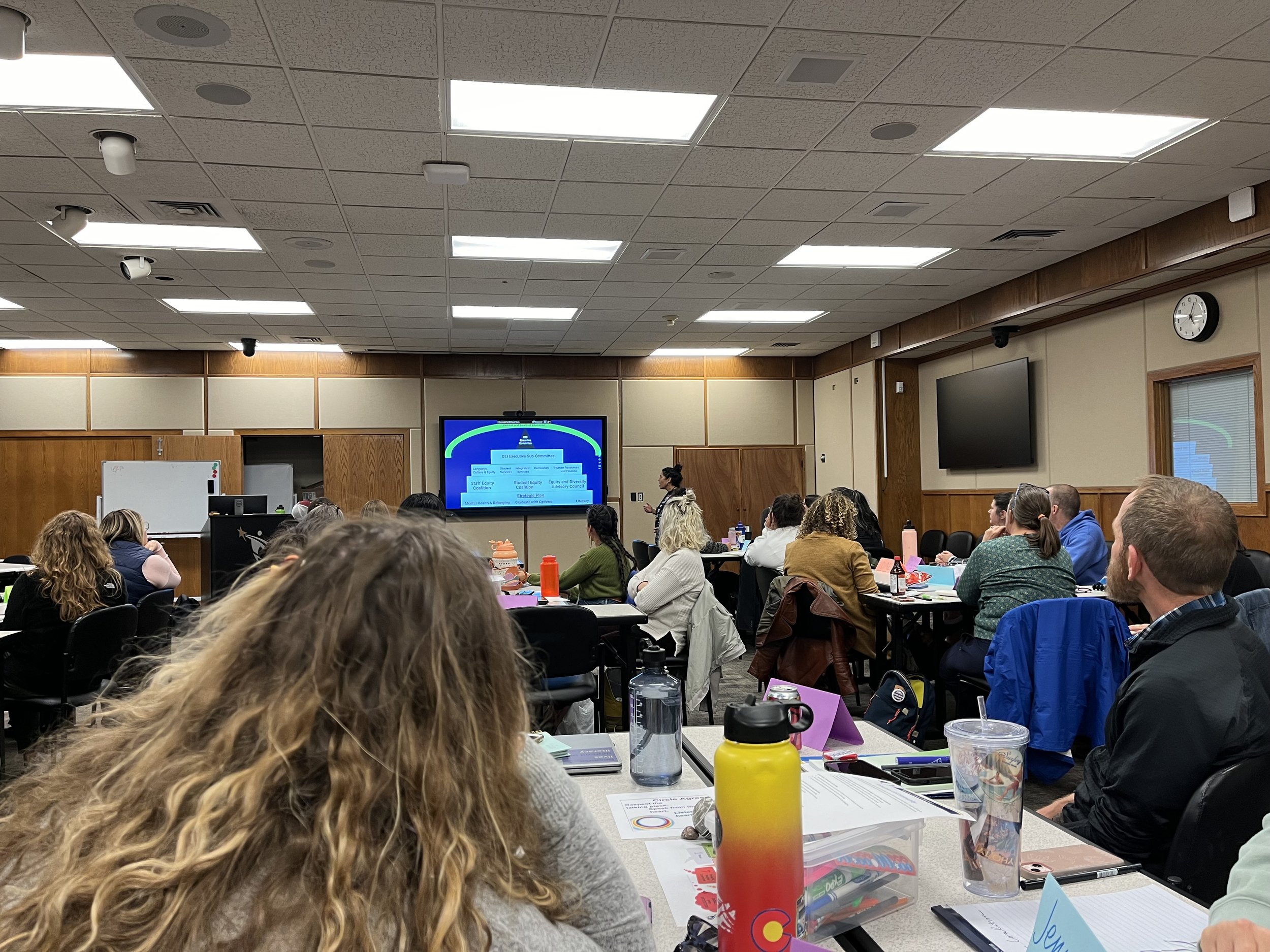 A photo from our Staff Equity Coalition Meeting.