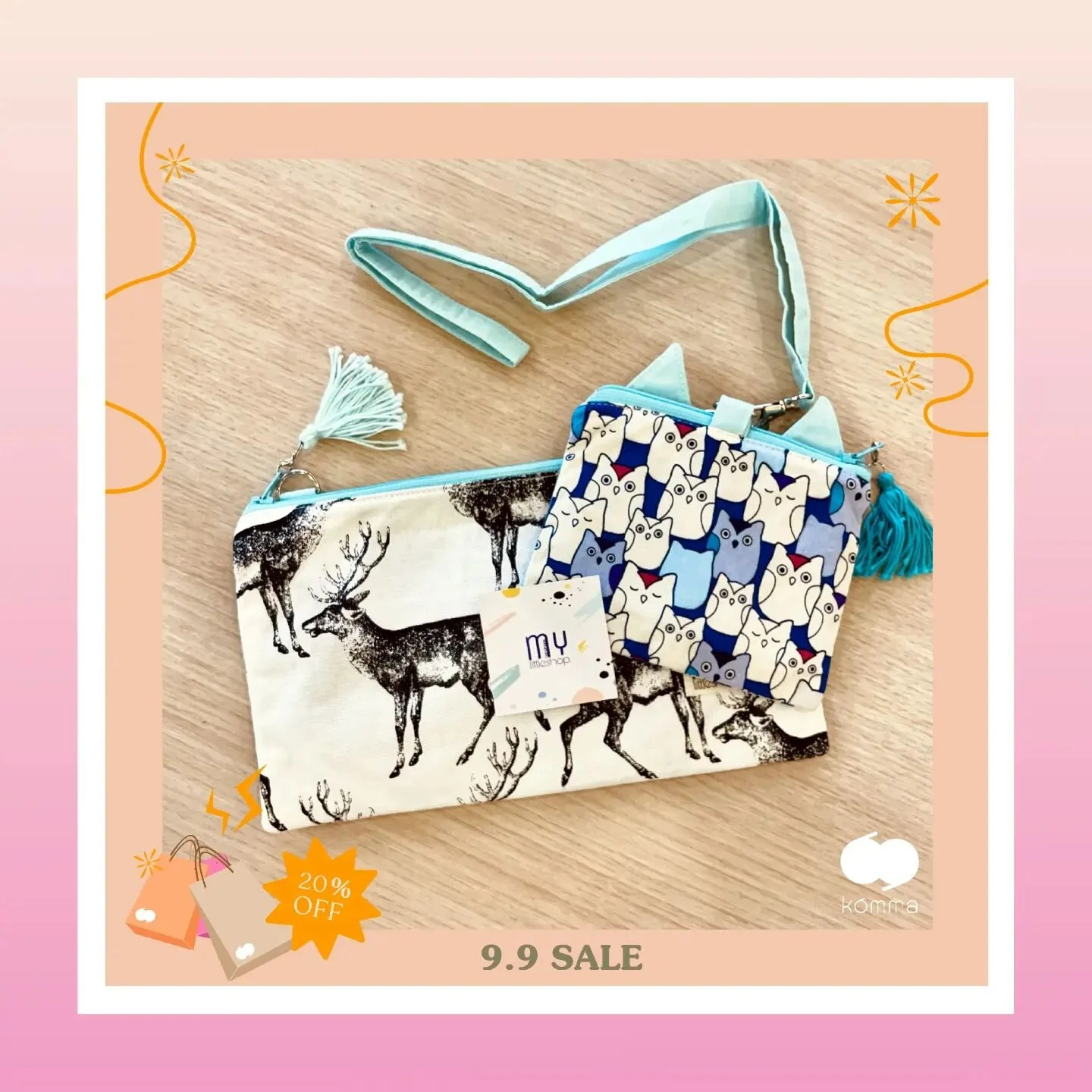 Reward yourself this September Sale Season! 🛍️🤤

From 1 till 11 September, k&oacute;mma is offering a 20% discount on all selected items ! Lift your spirits and check them out if you want more bang for your buck. Mark your calendars today! 🗓️✔️

J