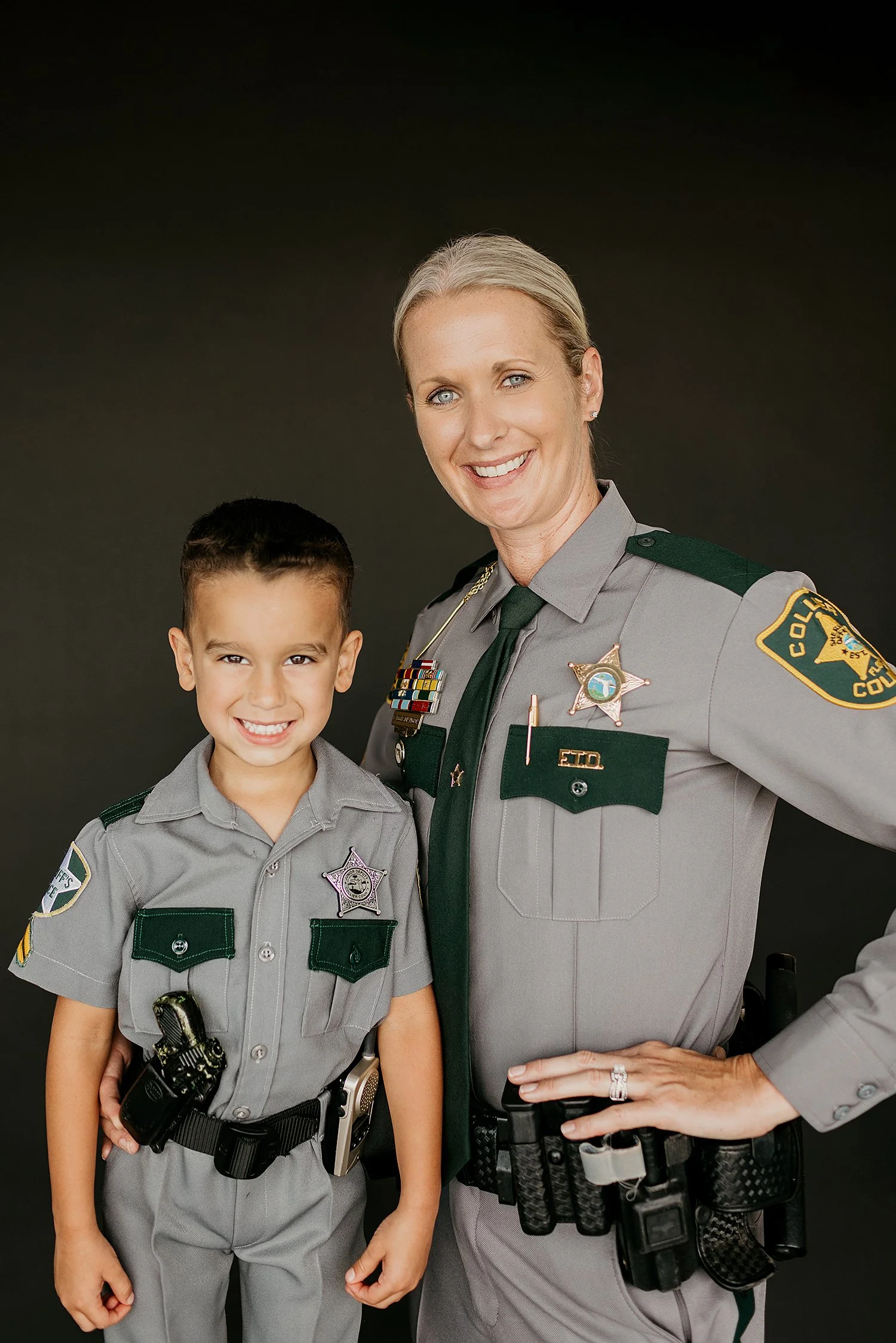 Police Officer Family Photoshoot Naples FL — MARINA NICOLE PHOTOGRAPHY