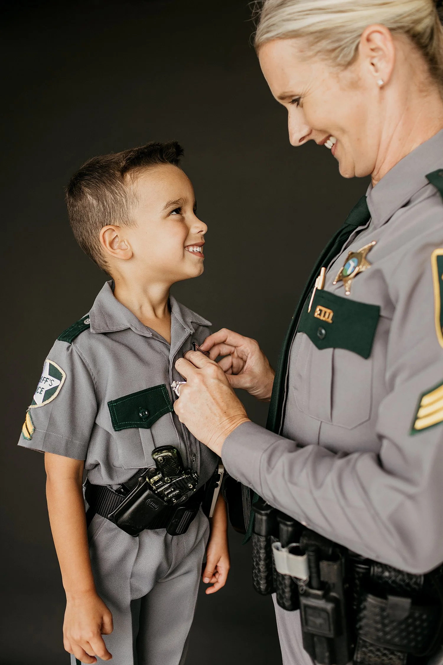 Police Officer Family Photoshoot Naples FL — MARINA NICOLE PHOTOGRAPHY