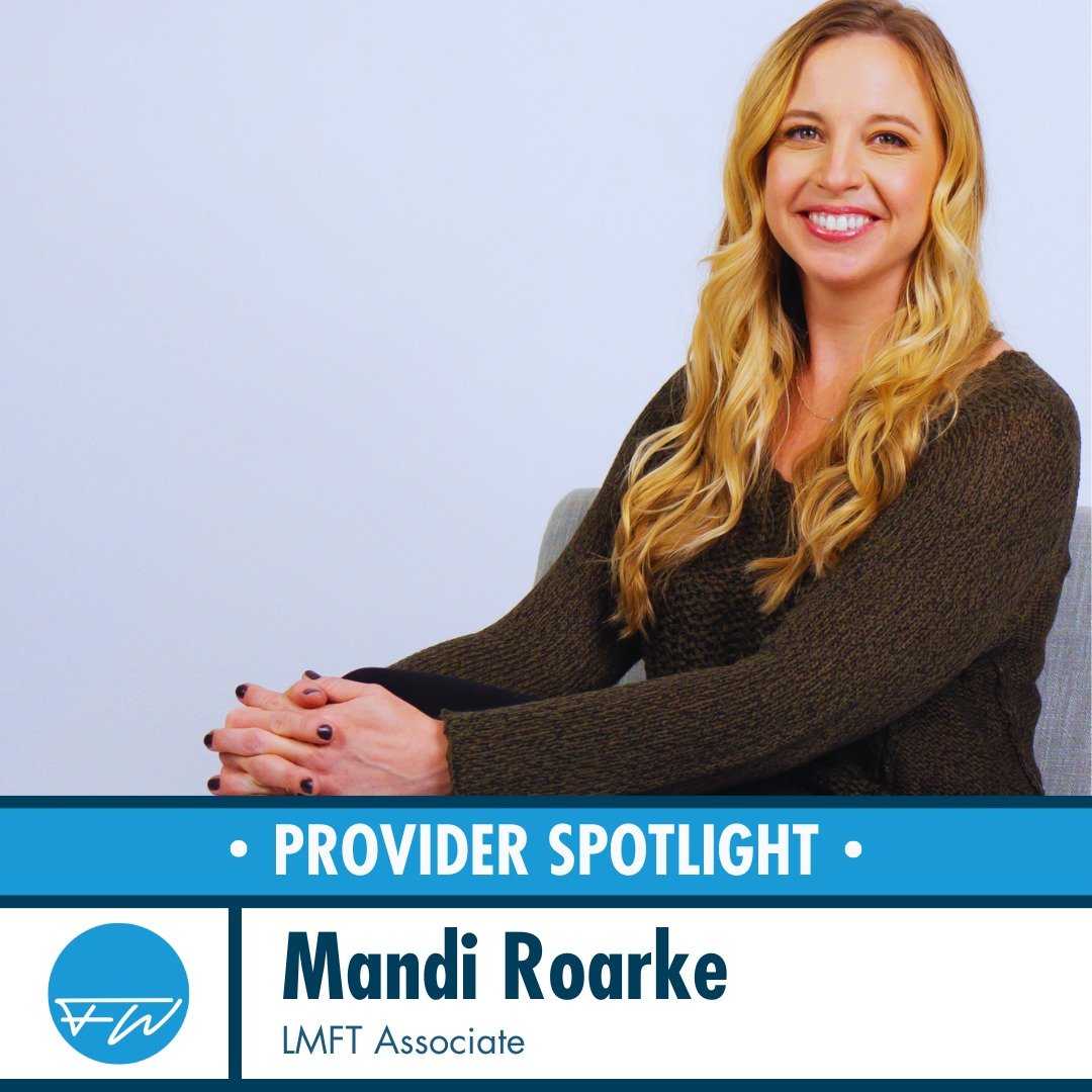 💙 Shining a light on our amazing providers - this week we're highlighting @mandiroarkecounseling, a 7 year Provider with Flatwater. Your financial support makes it possible for Mandi to provide this life saving therapy for a Central Texan impacted b