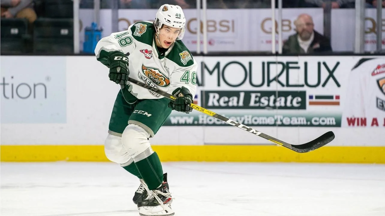 Anaheim Ducks select Olen Zellweger in the 2nd Round