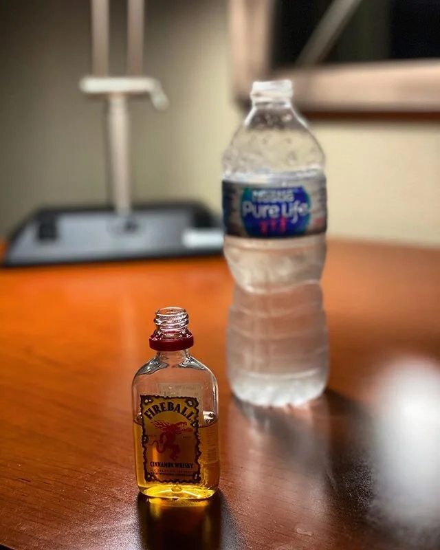 A little nightcap before I call it a night after a long day #fireball