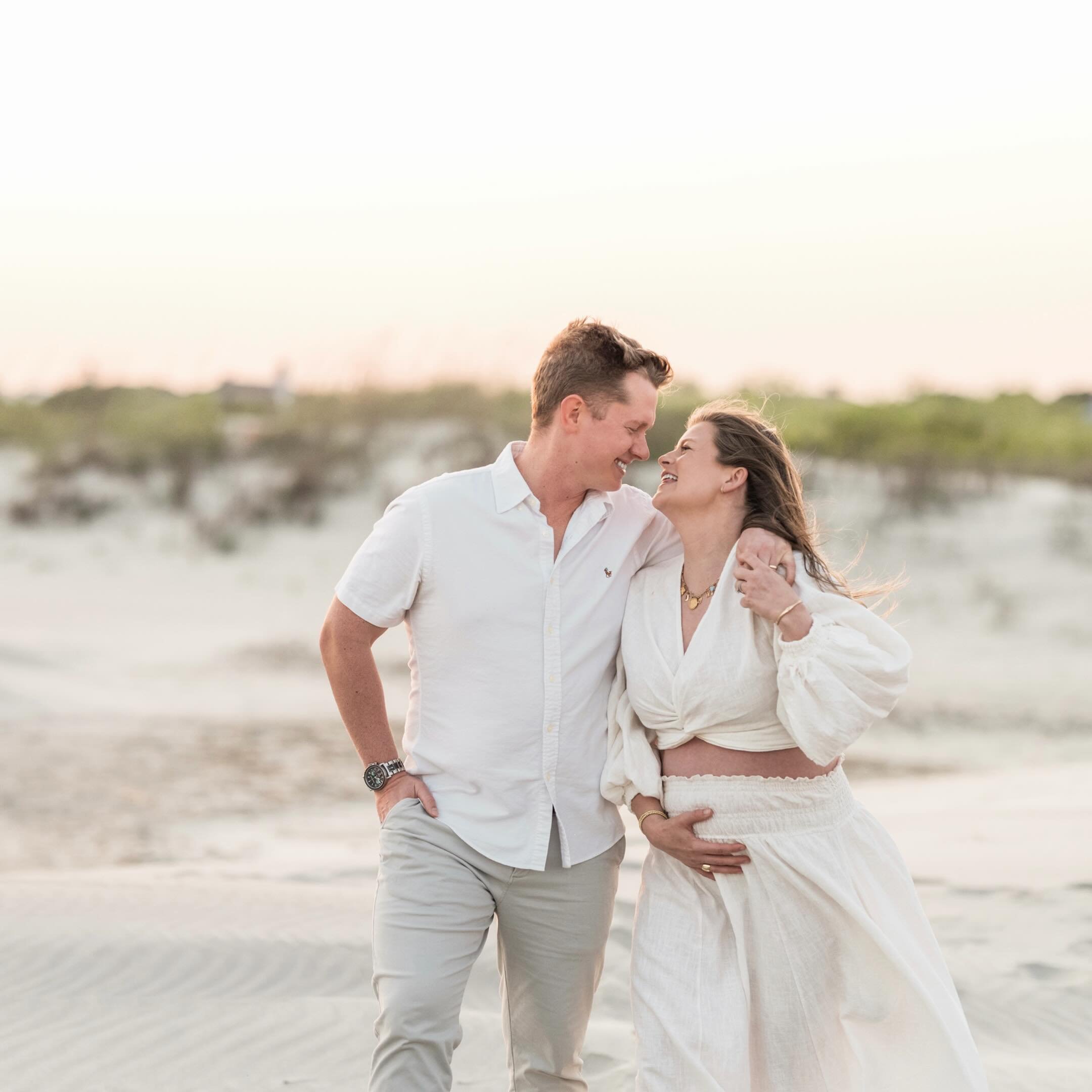 The moments before the first baby are so special. Getting to capture the memory at golden hour for this sweet couple was such a privilege. All of the little details were so perfect!