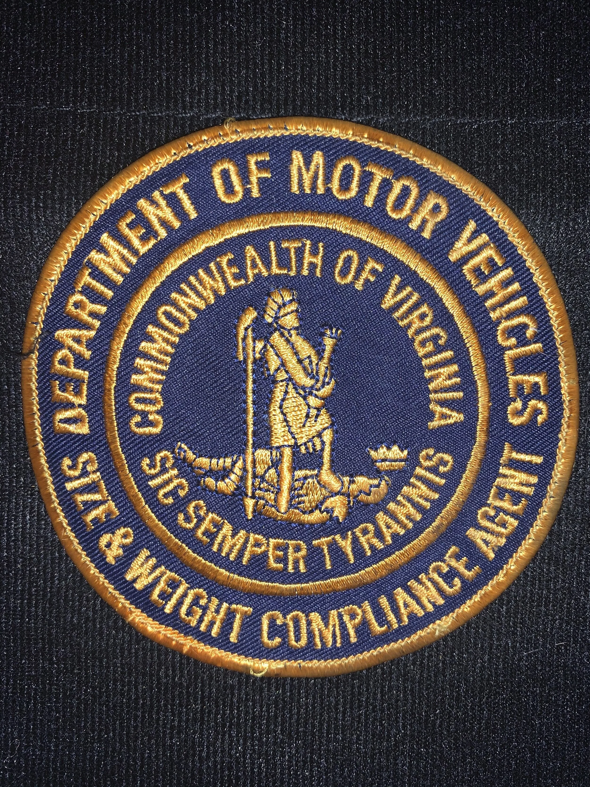 Virginia Department of Motor Vehicles Size & Weight Compliance Agent